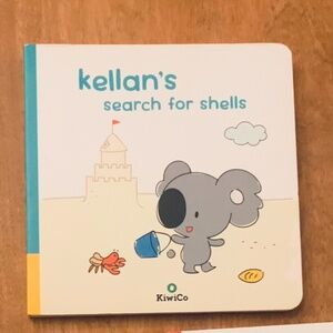 3/$20💕  Kellan’s search for shells board book for kids Kiwi Crate